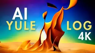 🔥 The AI Fireplace 4K | AI Yule Log (7+ HOURS)