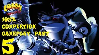 Crash Bandicoot: Warped (PS1) 105% Gameplay (No Commentary) -  Part 5