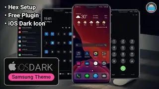 IOS Dark Theme For Samsung | Hex Installer Setup