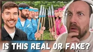 IS THIS REAL OR FAKE!?! MrBeast Men Vs Women Survive The Wilderness For $500,000 (REACTION!!!)