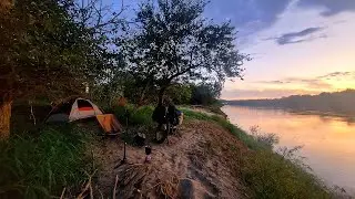 Rivers edge camping with TST Defender ebike