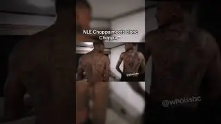 NLE Choppa meets his clone 😂 #nlechoppa #hiphop #rapmusic #nlechoppareaction #viral