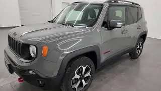 2020 JEEP RENEGADE TRAILHAWK 4X4 STING GRAY CLEARCOAT 4K WALKAROUND 24J175A SOLD!
