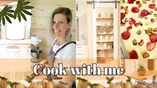 COOK WITH ME - MEAL PREP - fridge organizing