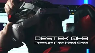 A Legjobb Fejpánt Quest 3 ra 🤩 | DESTEK QH3 Pressure-Free Head Strap (Quest 3)