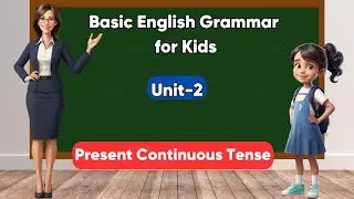 English Conversation Practice for kids | English for Kids | #kidslearning  #PresentContinuousTense