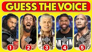 Guess The Wrestler's Voice ✅ Cody Rhodes, Roman Reigns, Jey Uso, The Rock, Seth Rollins