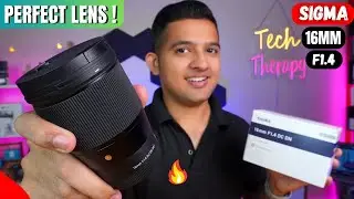 Sigma 16mm F1.4 Lens (E-Mount) - Review⚡Must Buy Lens For Creators ! 🔥