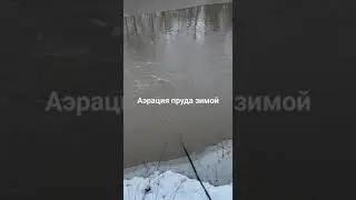 Аэрация пруда зимой