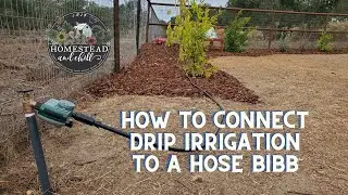 How to Connect Drip Irrigation to a Hose Bibb, Faucet or Spigot - and automate it!