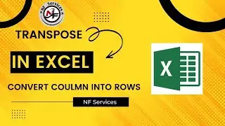 Transpose formula in excel | transpose data in excel | Transpose function | excel tutorial