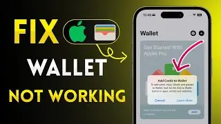 How To FIX Apple Pay Not Working! SOLVED Add Cannot Add Cards To Apple Pay Wallet (2023)