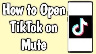 How to Open TikTok on Mute