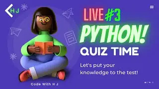 PYTHON LIVE QUIZZZZZ | Live Stream 🔴 | Code With HJ
