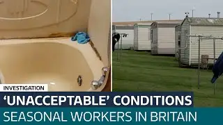 Seasonal workers on British farms living in 'unhealthy and dangerous' conditions | ITV News