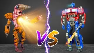 Titan Zombie vs Transformers 🧟‍♂️🤖 Who's Gonna Win this Robot Battle of the Fittest?!