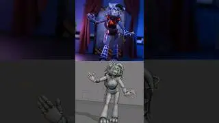 I made the Roxy dance for the latest verbalase animated video. #animation #fnaf #dance #3danimation