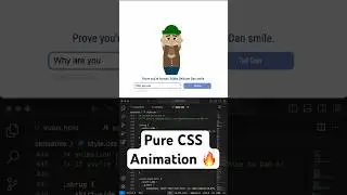 Make Delicate Dan Smile CAPTCHA CSS Animation