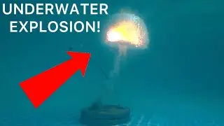 Underwater explosions with acetylene and oxygen