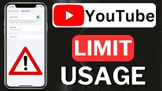 How To Limit Usage Of YouTube (iPhone)