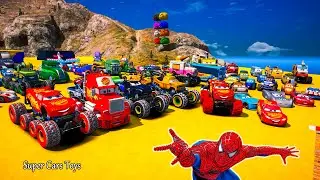 Cars McQueen Monster Truck Mack Hauler Jackson Storm Shu Todoroki George New-Win Miguel Camino Mater