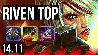 RIVEN vs SETT (TOP) | 8 solo kills, 900+ games, Dominating | EUW Master | 14.11