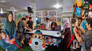 *Park, toys and new clothes: Zahra's family's adventure in the heart of the city*