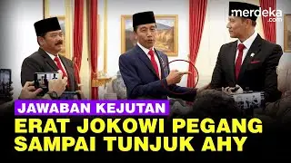 [FULL] Jokowi Sampai Balik Badan, Pegang dan Tunjuk AHY Usai Dilantik Jadi Menteri