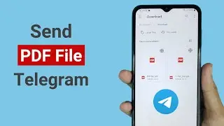 How to Send PDF Files in Telegram Android