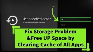 How to Clear Cache of All Apps in Google TV Android TV | Smart TV