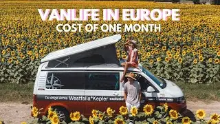 Traveling around Europe in a Camper Van - 1 MONTH FULL COST BREAKDOWN