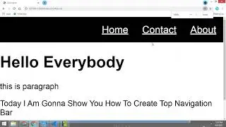 Creating a Basic Top Navigation: using HTML CSS | HTML Tutorial for beginners | Code With Shriek Dj