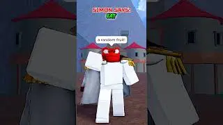 ADMIN CHALLENGE SIMON SAYS OR BE BANNED IN BLOX FRUITS! 🐶 #shorts