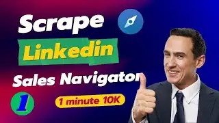 How to scrape LinkedIn sales navigator | LinkedIn sales navigator scraper  | Part - 1