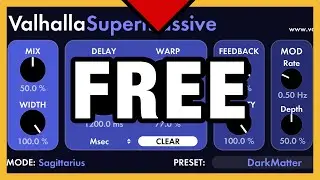 FREE Reverb VST - Valhalla Supermassive