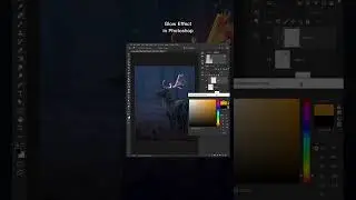 Glow Effect in Photoshop #shorts #photoshop