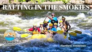 RAFTING IN THE SMOKIES | Whitewater Rafting the Upper Pigeon River | Hartford, Tennessee