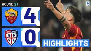 ROMA-CAGLIARI 4-0 | HIGHLIGHTS | Dybala strikes twice as Giallorossi stun Cagliari | Serie A 2023/24