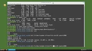 Linux Comannd Line (105)  ZFS pt4 - raidz