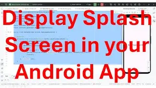 How to display splash screen for fixed duration at the start of your Android App?