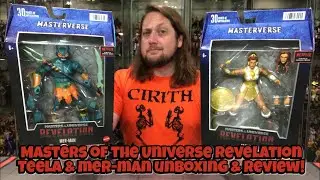 Teela & Mer-Man Masters of the Universe Revelation Unboxing & Review!