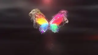 Colorful Butterfly Logo Reveal 4K Videohive 28927421 free