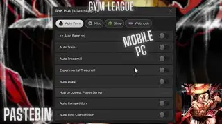 GYM LEAGUE Script Pastebin UPDATE 3 AUTO FARM | EASY STAT | WIN COMPETITION *PASTEBIN*