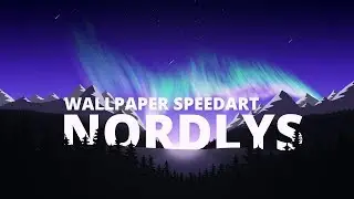 Northern Lights Wallpaper | Photoshop Speed Art