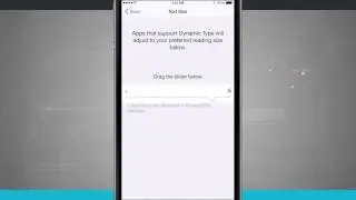 iPhone 6 Tips - How to Change the Text Size