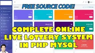 Complete Online Live Lottery System Platform Script in PHP MySQL | Free Source Code Download