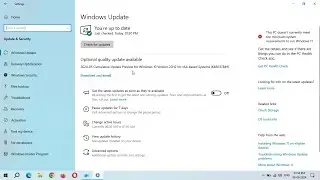 Windows 10 Cumulative Update For Version 22H2 x64 Based Systems - Quite Different!