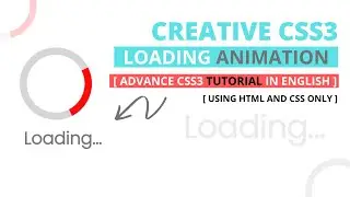 Creative CSS Loading Animations Effects | CSS loading preloder Animation Tutorial simple preloaded