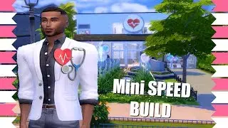 The Sims 4 | HOSPITAL Mini Speed Build & Tour🎮Job Fair Edition