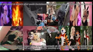 Streamer got Jaguar FType burned to ground by Creep! Dylan poses with Kellog's Tony Tiger!?Rant news